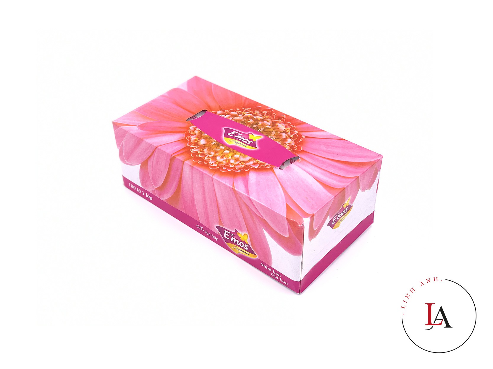 Giấy ăn Emos hộp 180 tờ